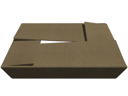 cabo_bend_lock_l: Box with interlock left deformation.